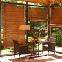 Juego de comedor para jardín 3 piezas negro de vidaXL, Conjuntos de jardín - Ref: Foro24-3072437, Precio: 184,56 €, Descuento: %