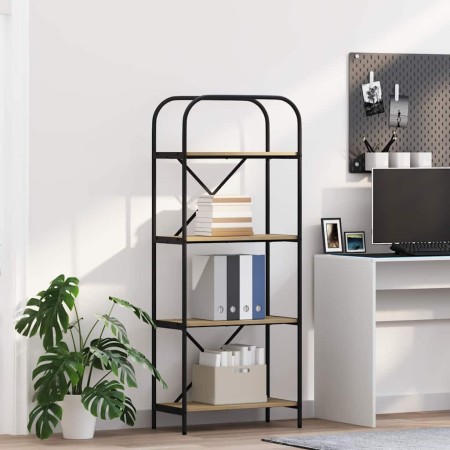 Estante de libros Roble Sonoma 60 x 30 x 146 cm en Librerías y estanterías | Comprar online en Foru.es