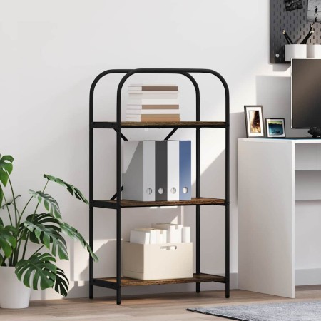 Estante de libros Roble ahumado 60 x 30 x 109 cm en Librerías y estanterías | Comprar online en Foru.es