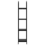 Estante de libros Roble Negro 40 x 30 x 146 cm en Librerías y estanterías | Comprar online en Foru.es