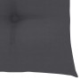 Sillas de jardín 4 uds madera de teca y cojines gris antracita de vidaXL, Sillas de jardín - Ref: Foro24-3073019, Precio: 621...