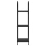 Estante de libros Roble Negro 40 x 30 x 109 cm en Librerías y estanterías | Comprar online en Foru.es
