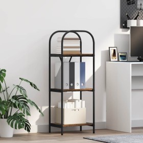 Estante de libros Roble ahumado 40 x 30 x 109 cm en Librerías y estanterías | Comprar online en Foru.es