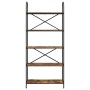 Estante de libros Roble ahumado 80 x 30 x 183 cm en Librerías y estanterías | Comprar online en Foru.es