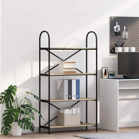 Estante de libros Roble Sonoma 80 x 30 x 146 cm en Librerías y estanterías | Comprar online en Foru.es