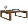 Mesa de centro madera contrachapada roble ahumado 100x100x35 cm de vidaXL, Mesas de centro - Ref: Foro24-815999, Precio: 69,0...