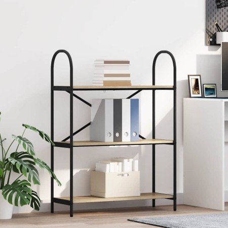 Estante de libros Roble Sonoma 80 x 30 x 109 cm en Librerías y estanterías | Comprar online en Foru.es