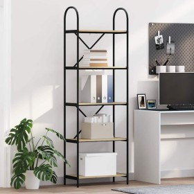 Estante de libros Roble Sonoma 60 x 30 x 183 cm en Librerías y estanterías | Comprar online en Foru.es