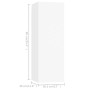 Muebles de salón 4 piezas madera de ingeniería blanco de vidaXL, Muebles TV - Ref: Foro24-3074455, Precio: 190,36 €, Descuent...