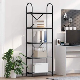 Estante de libros Gris Sonoma 60 x 30 x 183 cm en Librerías y estanterías | Comprar online en Foru.es