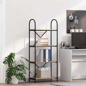 Estante de libros Roble Sonoma 60 x 30 x 146 cm en Librerías y estanterías | Comprar online en Foru.es