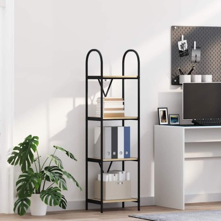 Estante de libros Roble Sonoma 40 x 30 x 146 cm en Librerías y estanterías | Comprar online en Foru.es