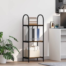 Estante de libros Roble ahumado 40 x 30 x 109 cm en Librerías y estanterías | Comprar online en Foru.es