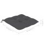 Sillas de jardín 8 uds teca maciza con cojines gris antracita de vidaXL, Sillas de jardín - Ref: Foro24-3072932, Precio: 499,...