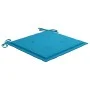 Stapelbare Gartenstühle 6 Stück aus massivem Teakholz mit Kissen von vidaXL, Gartenstühle - Ref: Foro24-3073410, Preis: 736,0...