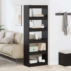 Estantería para libros Roble negro 60 x 30 x 166 cm en Librerías y estanterías | Comprar online en Foru.es
