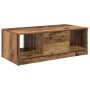 Mesa de Café con cajón Madera envejecida 102 x 50 x 36cm en Mesas de centro | Comprar online en Foru.es