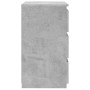 Mesita de noche madera contrachapada gris hormigón 40x35x62,5cm de vidaXL, Mesitas de noche - Ref: Foro24-806219, Precio: 53,...