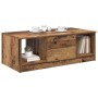 Mesa de Café con cajón Madera envejecida 102 x 50 x 36cm en Mesas de centro | Comprar online en Foru.es