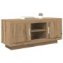 Gabinete de TV Roble artesanal 102 x 35 x 45 cm en Muebles TV | Comprar online en Foru.es