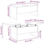 Mesa de Café Roble artesanal 102 x 50,5 x 46,5 cm en Mesas de centro | Comprar online en Foru.es