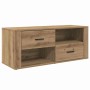 Gabinete de TV con cajón Roble artesanal 100 x 35 x 40 cm en Muebles TV | Comprar online en Foru.es