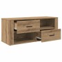 Gabinete de TV con cajón Roble artesanal 100 x 35 x 40 cm en Muebles TV | Comprar online en Foru.es