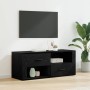 Gabinete de TV con cajón Roble Negro 100 x 35 x 40 cm en Muebles TV | Comprar online en Foru.es