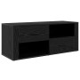 Gabinete de TV con cajón Roble Negro 100 x 35 x 40 cm en Muebles TV | Comprar online en Foru.es