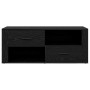 Gabinete de TV con cajón Roble Negro 100 x 35 x 40 cm en Muebles TV | Comprar online en Foru.es
