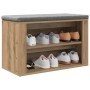 Zapatero Roble artisan 75 x 35 x 45 cm Madera contrachapada en Zapateros y organizadores de calzado | Comprar online en Foru.es