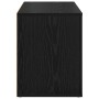 Zapatero Roble negro 75 x 35 x 45 cm Madera contrachapada en Zapateros y organizadores de calzado | Comprar online en Foru.es