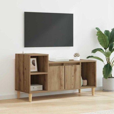Gabinete de TV Roble artesanal 100 x 35 x 55 cm en Muebles TV | Comprar online en Foru.es