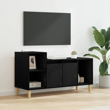 Gabinete de TV Roble Negro 100 x 35 x 55 cm en Muebles TV | Comprar online en Foru.es