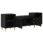 Gabinete de TV Roble Negro 160 x 35 x 55 cm en Muebles TV | Comprar online en Foru.es