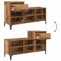 Armario para Zapatos con cajón Madera vieja 102 x 36 x 60 cm en Zapateros y organizadores de calzado | Comprar online en Foru.es