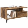Mesa de Café con cajón Madera envejecida 90 x 49 x 45 cm en Mesas de centro | Comprar online en Foru.es