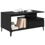 Mesa de Café Roble Negro 90 x 49 x 45 cm Madera de ingeniería en Mesas de centro | Comprar online en Foru.es