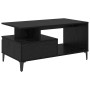 Mesa de Café Roble Negro 90 x 49 x 45 cm Madera de ingeniería en Mesas de centro | Comprar online en Foru.es