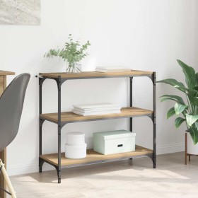 Estantería para libros Roble artesanal 80 x 33 x 70,5 cm en Librerías y estanterías | Comprar online en Foru.es