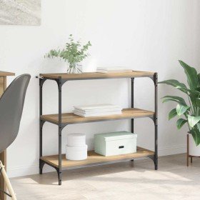 Estantería para libros Roble artesanal 80 x 33 x 70,5 cm en Librerías y estanterías | Comprar online en Foru.es