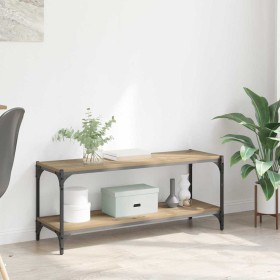 Gabinete de TV Roble artesanal 100x33x41cm en Librerías y estanterías | Comprar online en Foru.es