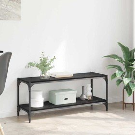 Gabinete de TV Roble Negro 100x33x41cm en Librerías y estanterías | Comprar online en Foru.es