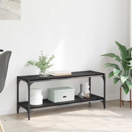 Gabinete de TV Roble Negro 100x33x41cm en Librerías y estanterías | Comprar online en Foru.es