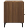 Mesita de noche madera contrachapada color roble marrón de vidaXL, Mesitas de noche - Ref: Foro24-817319, Precio: 28,70 €, De...