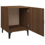Mesita de noche madera contrachapada color roble marrón de vidaXL, Mesitas de noche - Ref: Foro24-817319, Precio: 28,70 €, De...