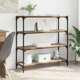 Estantería para libros Roble artesanal 100 x 33 x 100 cm en Librerías y estanterías | Comprar online en Foru.es