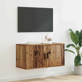Mueble para TV montado en la pared Madera vieja en Muebles TV | Comprar online en Foru.es