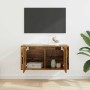 Mueble para TV montado en la pared Madera vieja en Muebles TV | Comprar online en Foru.es
