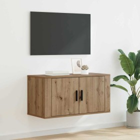 Mueble para TV montado en la pared Roble artisan en Muebles TV | Comprar online en Foru.es